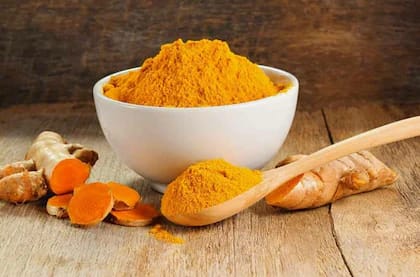Turmeric powder in Weight loss a Nutri-pure naturals herbal tea ingredient